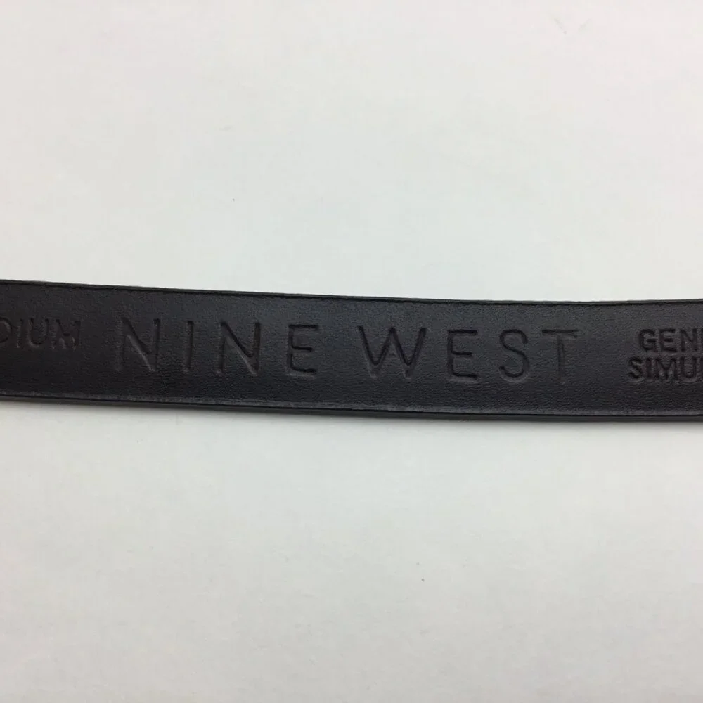Vintage Nine West Brown Genuine Italian Leather Belt‎